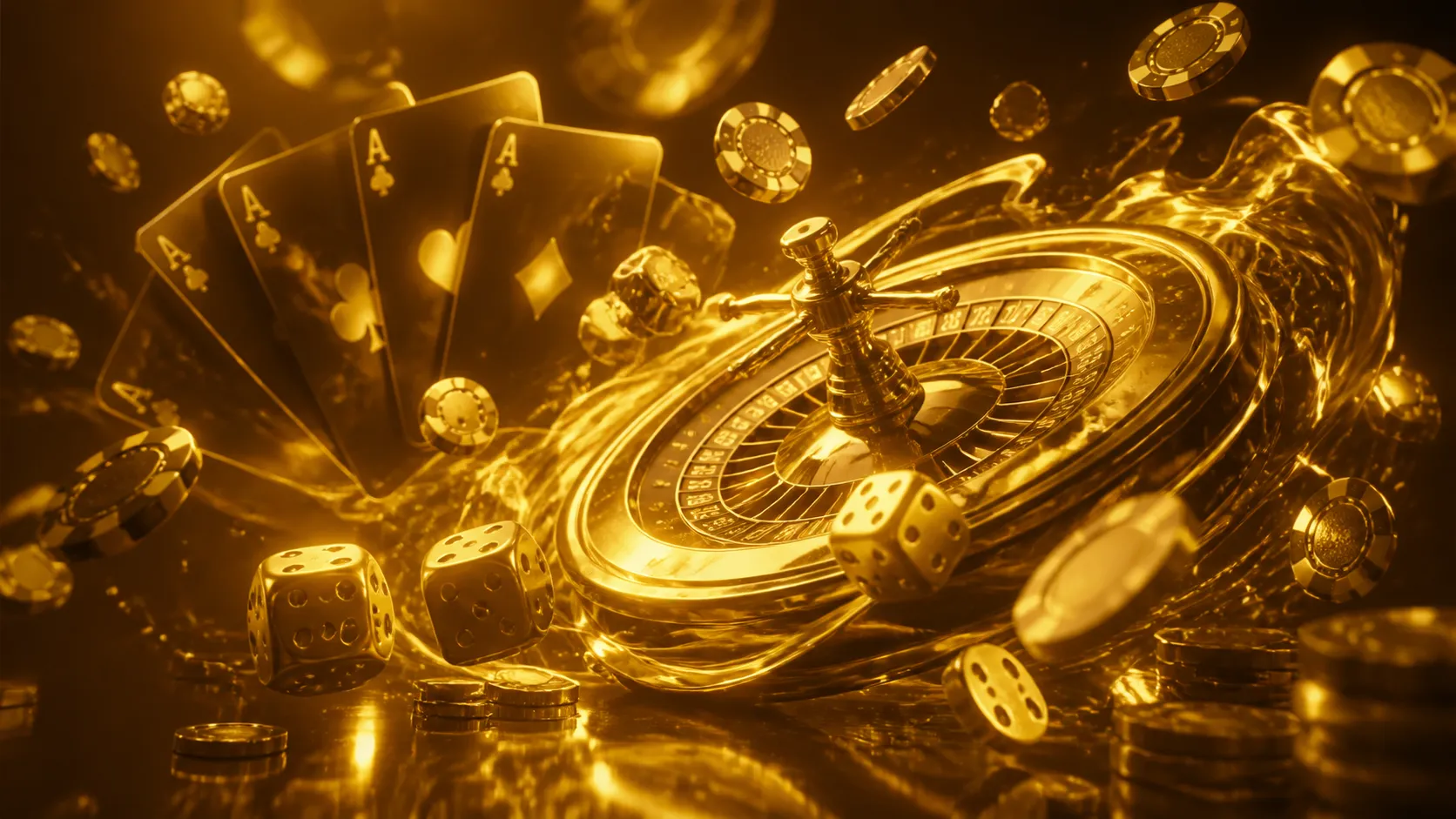 High-end casino-themed hero banner for Gtspins featuring luxurious elements and rich textures